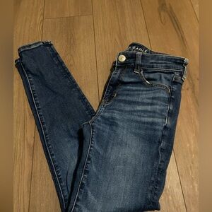 American Eagle Outfitters Dark Blue Skinny Jeans